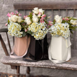 Load image into Gallery viewer, Cream FlowerBox Recyclable, Waterproof. Paper Vase - FlowerBox