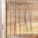 Load image into Gallery viewer, Silver Floral Wire Twists - FlowerBox