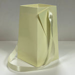 Load image into Gallery viewer, Cream FlowerBox Recyclable, Waterproof. Paper Vase - FlowerBox
