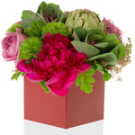 Load image into Gallery viewer, Red 4" FlowerBox Vase (Carton of 120) - FlowerBox
