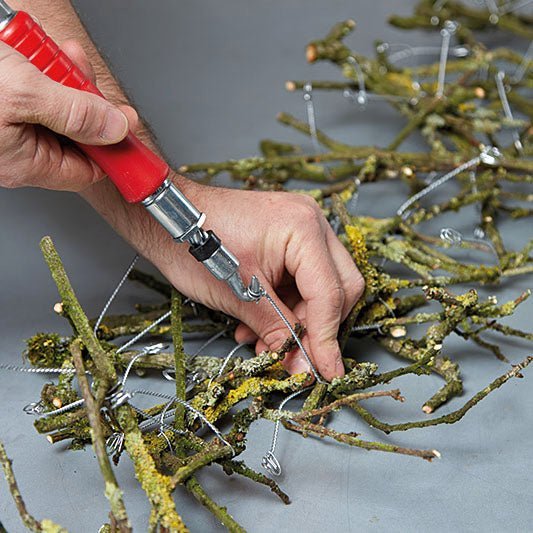Silver Floral Wire Twists - FlowerBox