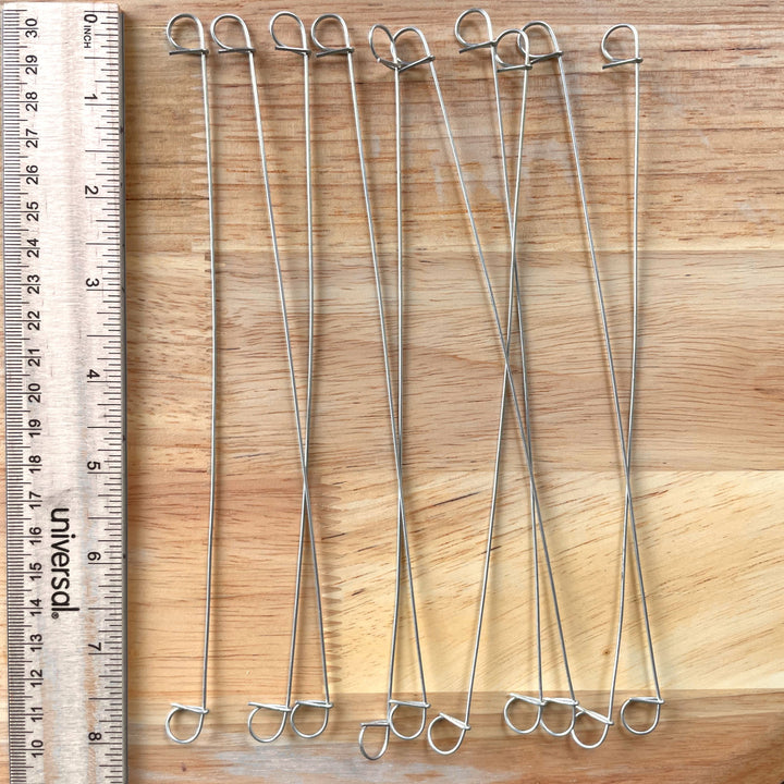 Silver Floral Wire Twists - FlowerBox